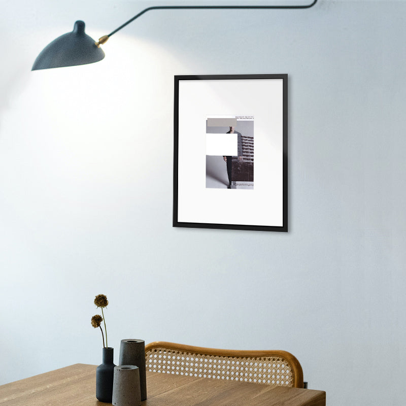 Claudia Tyborski Weißer und grauer Block (Original) Kunst100 Interior