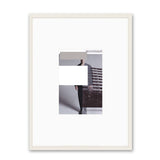 Claudia Tyborski Weißer und grauer Block (Original) Kunst100 Weiß