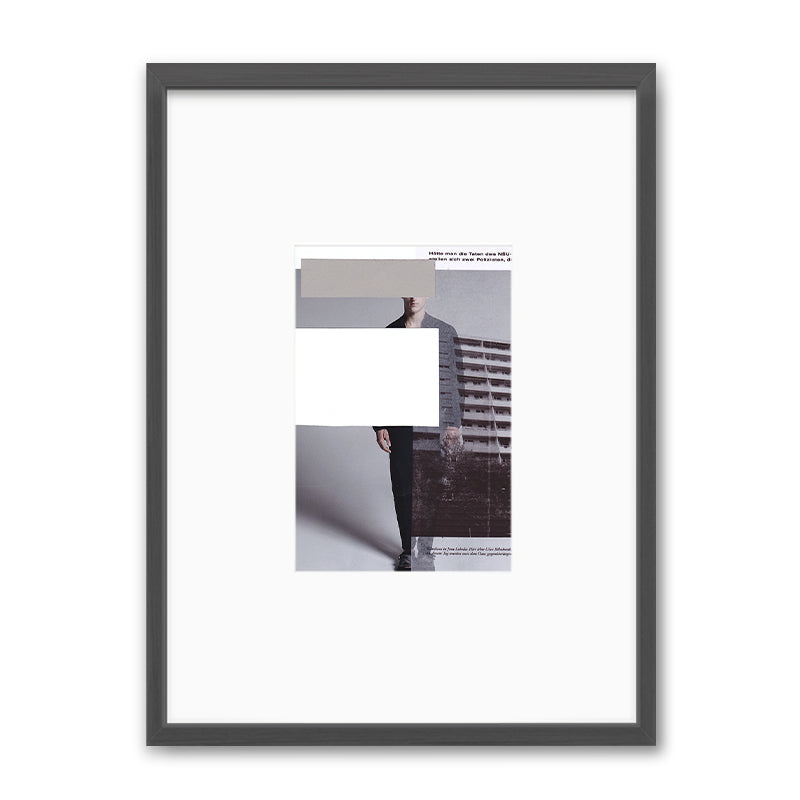 Claudia Tyborski Weißer und grauer Block (Original) Kunst100 Grau
